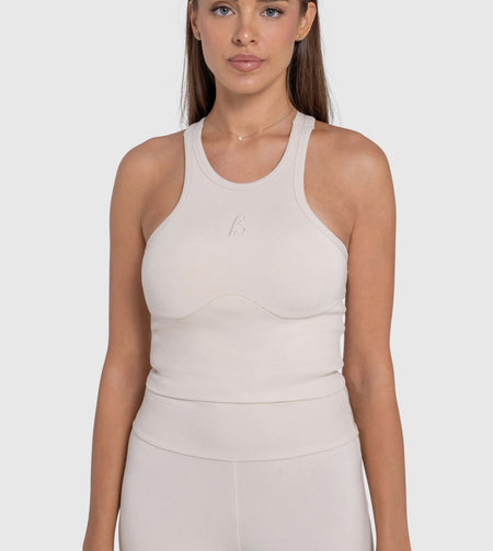 F5 Essentials Cropped Racer Vest - Women