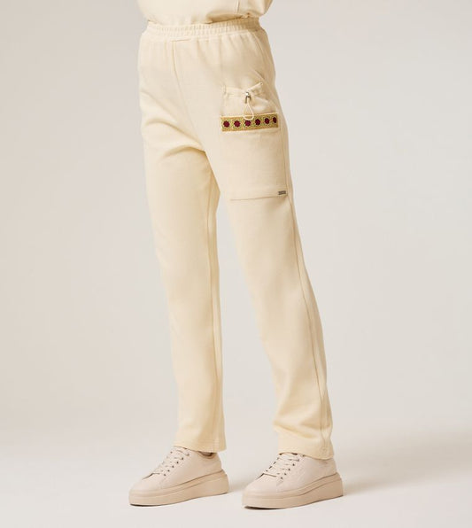 Straight Leg Waffle Sweatpants