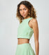 Active Mesh Sports Crop Top