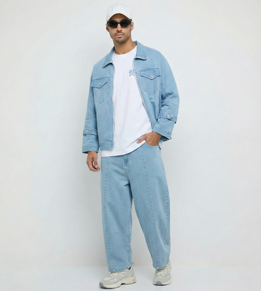 Men's F5 Denim Jacket - Light Blue