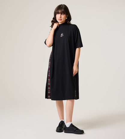 F5 TAPE T-SHIRT DRESS