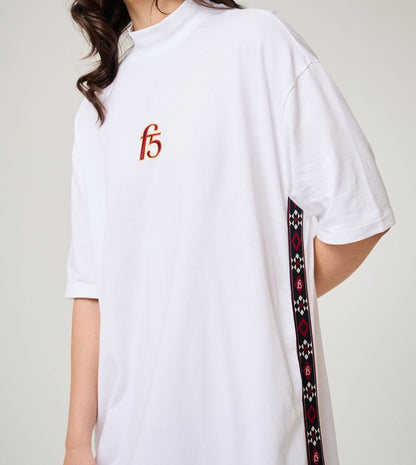 F5 TAPE T-SHIRT DRESS