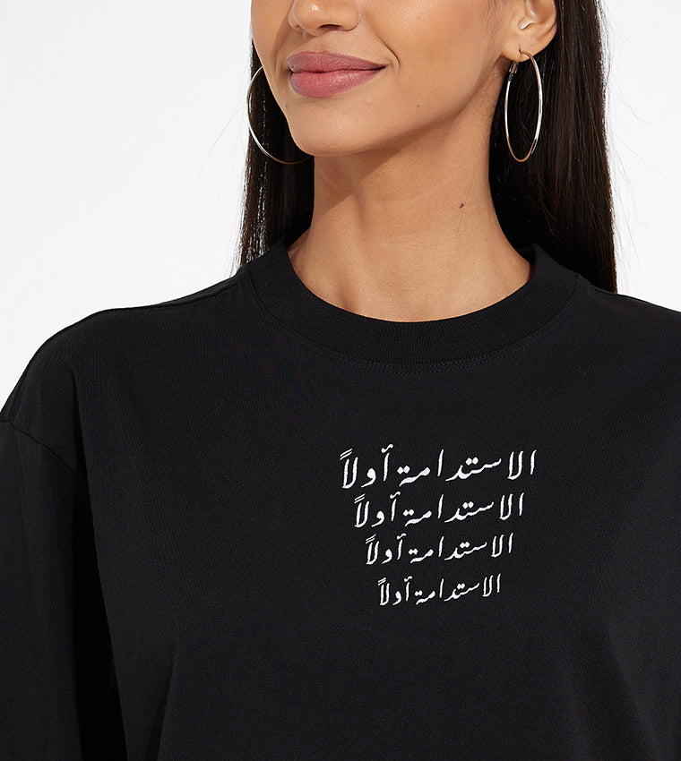 REPEAT TFF T-SHIRT_BLACK