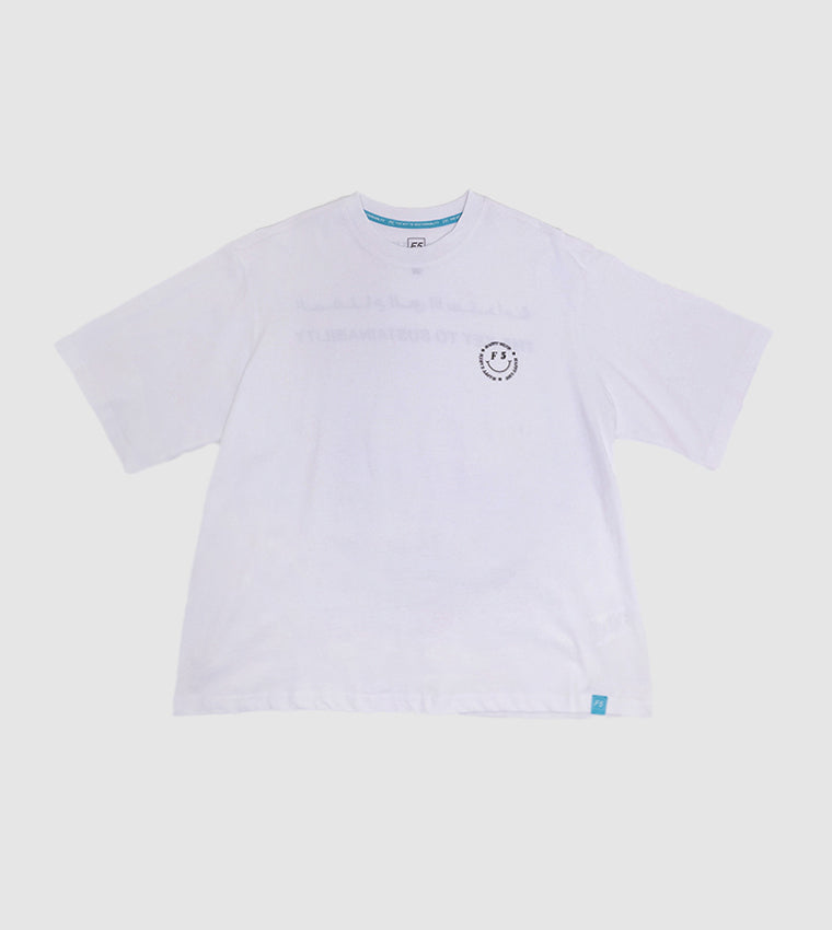 SMILEY TFF T-SHIRT_WHITE