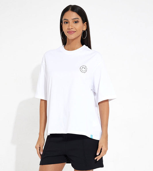 SMILEY TFF T-SHIRT_WHITE