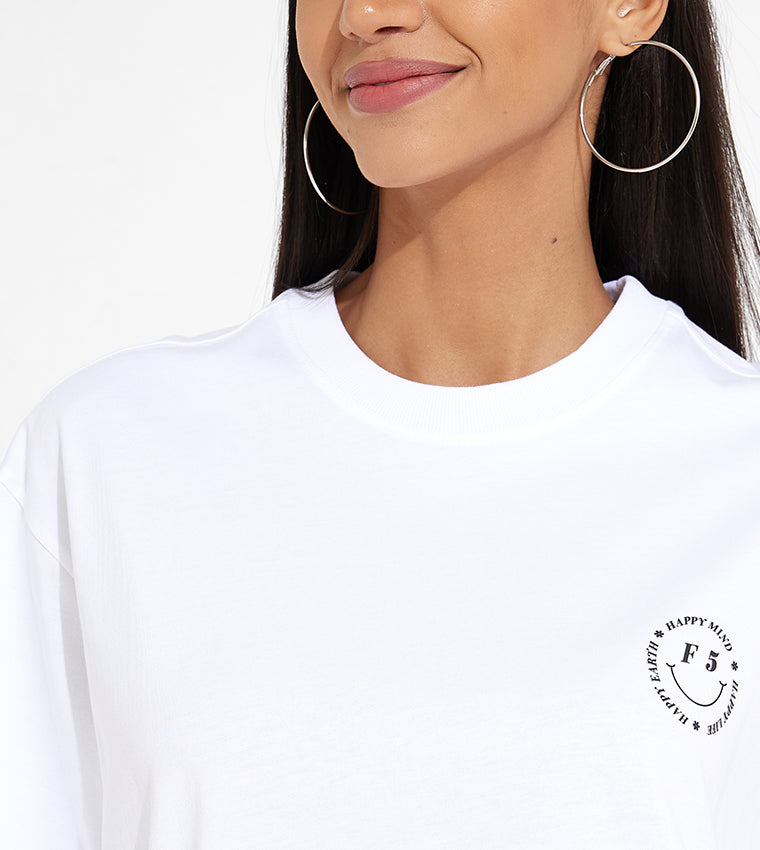 SMILEY TFF T-SHIRT_WHITE