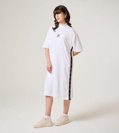 F5 TAPE T-SHIRT DRESS