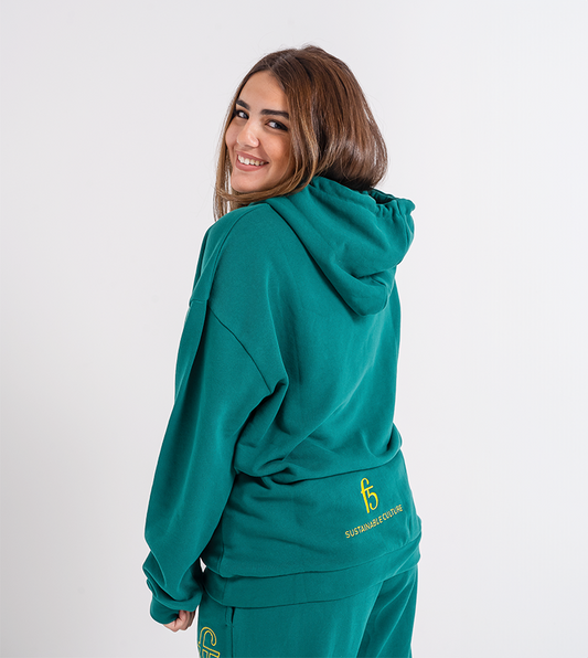 ESSENTIAL F5 HOODIE UNISEX_GREEN