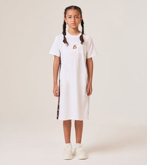 F5 TAPE T-SHIRT DRESS - GIRLS